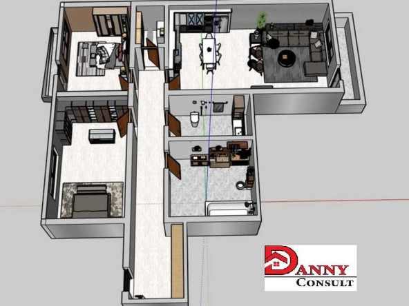 Тристаен апартамент в Велико Търново, Акация - 113 кв.м за 1054 €/кв.м - Снимка #1
