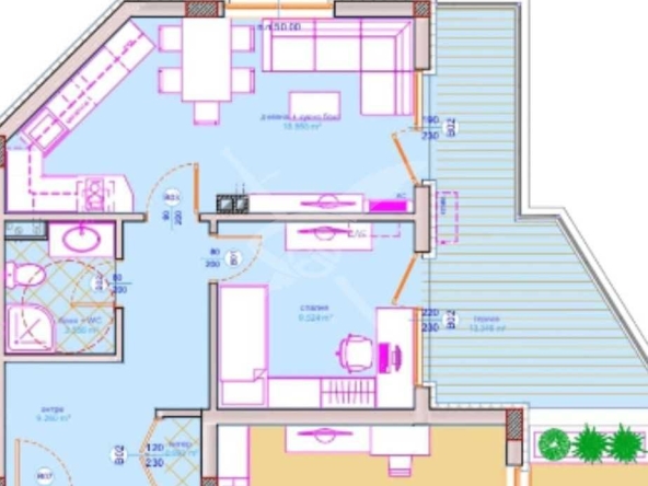 Двустаен апартамент в Бургас, Сарафово - 81 кв.м за 1402 €/кв.м - Снимка #1