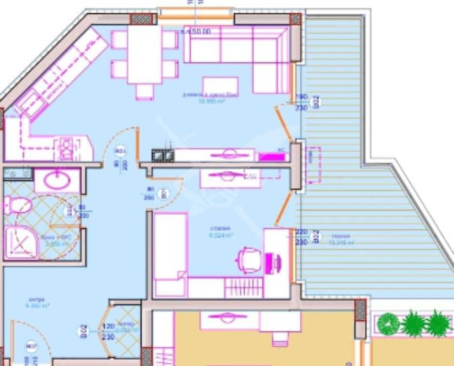 Двустаен апартамент в Бургас, Сарафово - 81 кв.м за 1402 €/кв.м - Снимка #1
