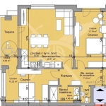 Тристаен апартамент в Пловдив, Остромила - 115 кв.м за 1246 €/кв.м - Снимка #1