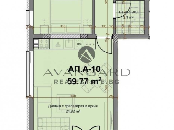 Двустаен апартамент в Пловдив, Христо Смирненски - 74 кв.м за 1080 €/кв.м - Снимка #1