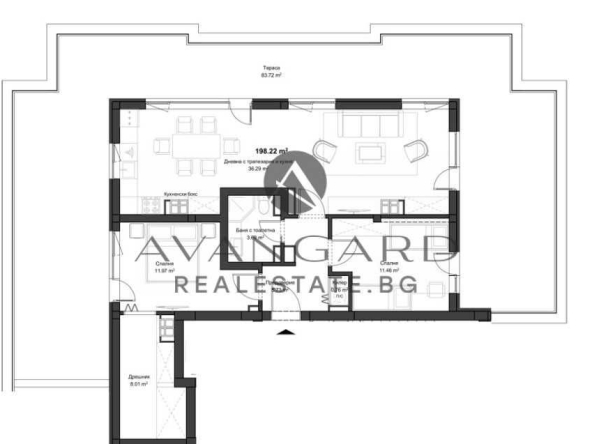 Тристаен апартамент в Пловдив, Кючук Париж - 233 кв.м за 990 €/кв.м - Снимка #1