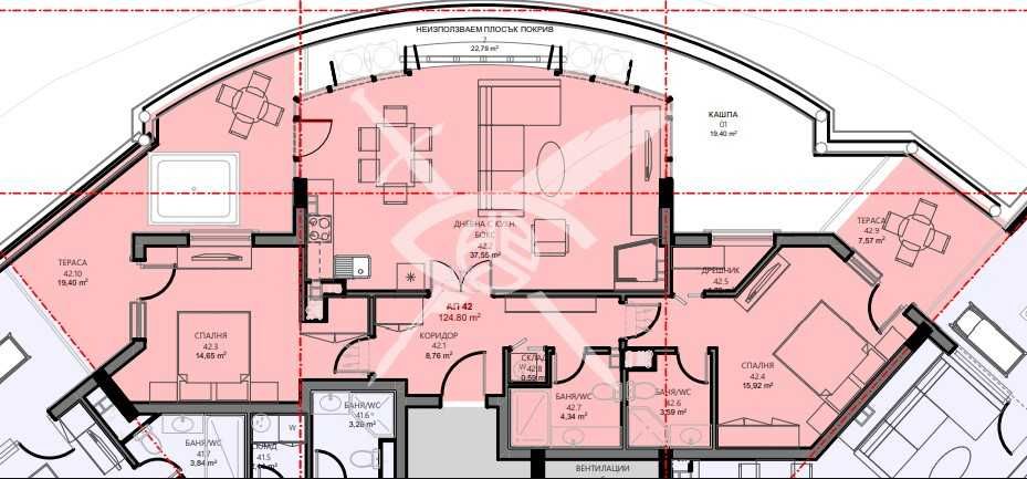 Тристаен апартамент в Поморие - 124 кв.м за 2292 €/кв.м - Снимка #1