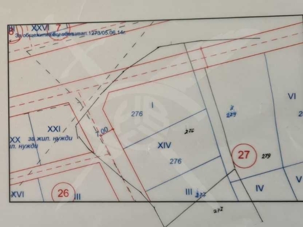 Парцел в с. Книжовник, Област Хасково - 1240 кв.м за 11 €/кв.м - Снимка #1