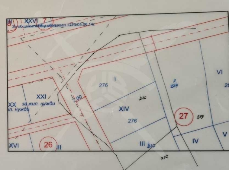 Парцел в с. Книжовник, Област Хасково - 1240 кв.м за 11 €/кв.м - Снимка #1
