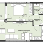Двустаен апартамент в Пловдив, Христо Смирненски - 68 кв.м за 1301 €/кв.м - Снимка #1