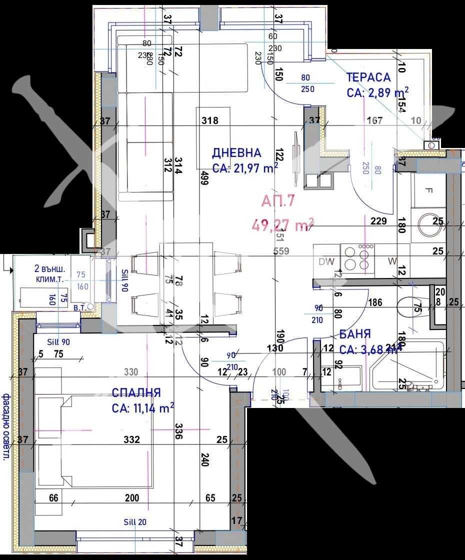 Двустаен апартамент в Бургас, Крайморие - 67 кв.м за 769 €/кв.м - Снимка #1