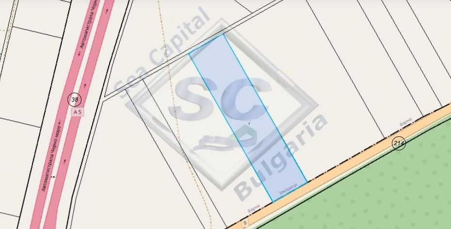 Парцел в Варна, Център - 6800 кв.м за 18 €/кв.м - Снимка #1