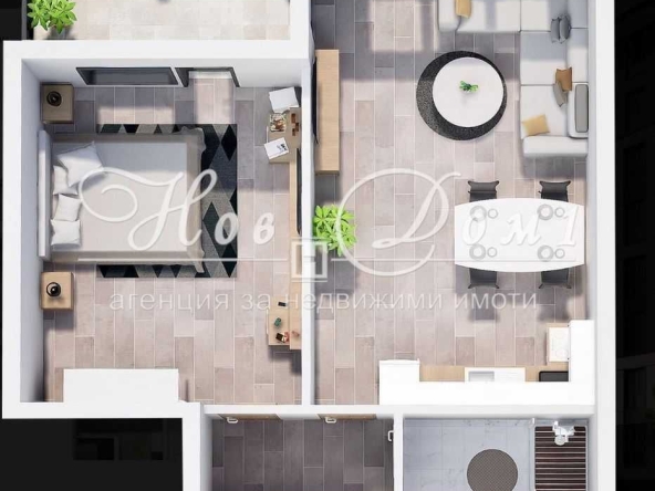 Двустаен апартамент в Пловдив, Христо Смирненски - 75 кв.м за 1434 €/кв.м - Снимка #1