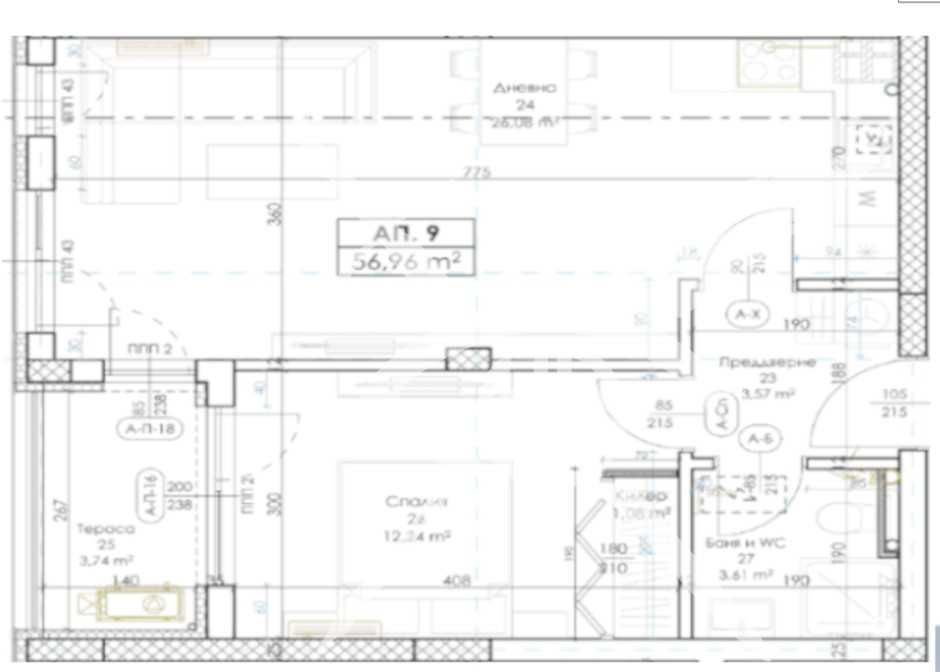 Дава се под наем Двустаен апартамент в Пловдив, Беломорски - 64 кв.м за 71368 € - Снимка #1