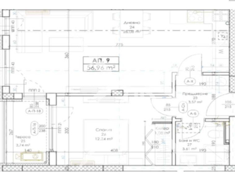 Дава се под наем Двустаен апартамент в Пловдив, Беломорски - 64 кв.м за 71368 € - Снимка #1