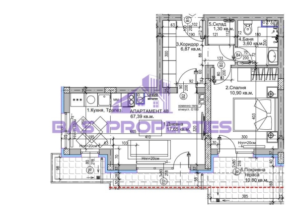 Двустаен апартамент в София, Люлин 5 - 77 кв.м за 847 €/кв.м - Снимка #1