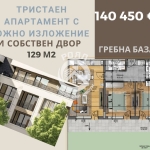 Тристаен апартамент в Пловдив, Западен - 129 кв.м за 1089 €/кв.м - Снимка #1