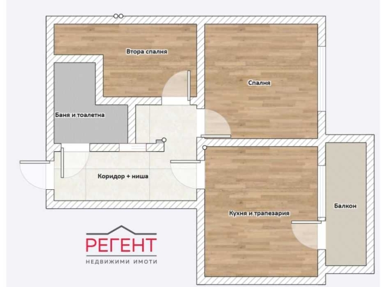 Двустаен апартамент в Габрово, Център - 62 кв.м за 357 €/кв.м - Снимка #1