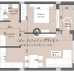 Двустаен апартамент в Пловдив, Кършияка - 68 кв.м за 1190 €/кв.м - Снимка #1