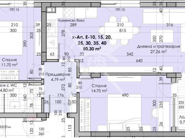Тристаен апартамент в Пловдив, Кючук Париж - 97 кв.м за 389 €/кв.м - Снимка #1