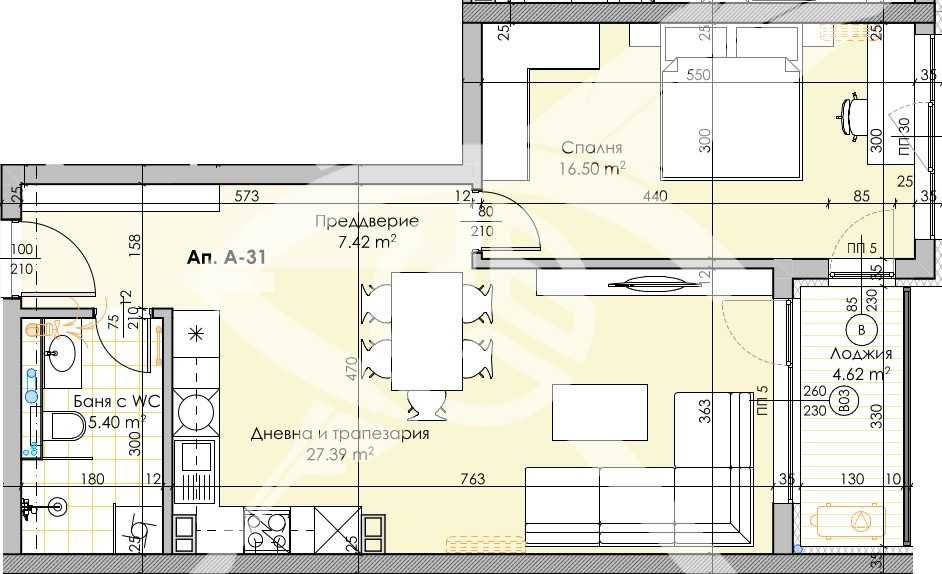 Дава се под наем Двустаен апартамент в Пловдив, Кършияка - 83 кв.м за 132134.88 € - Снимка #1