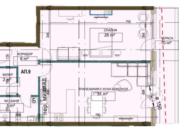 Двустаен апартамент в Търговище, Вароша - 100 кв.м за 908 €/кв.м - Снимка #1