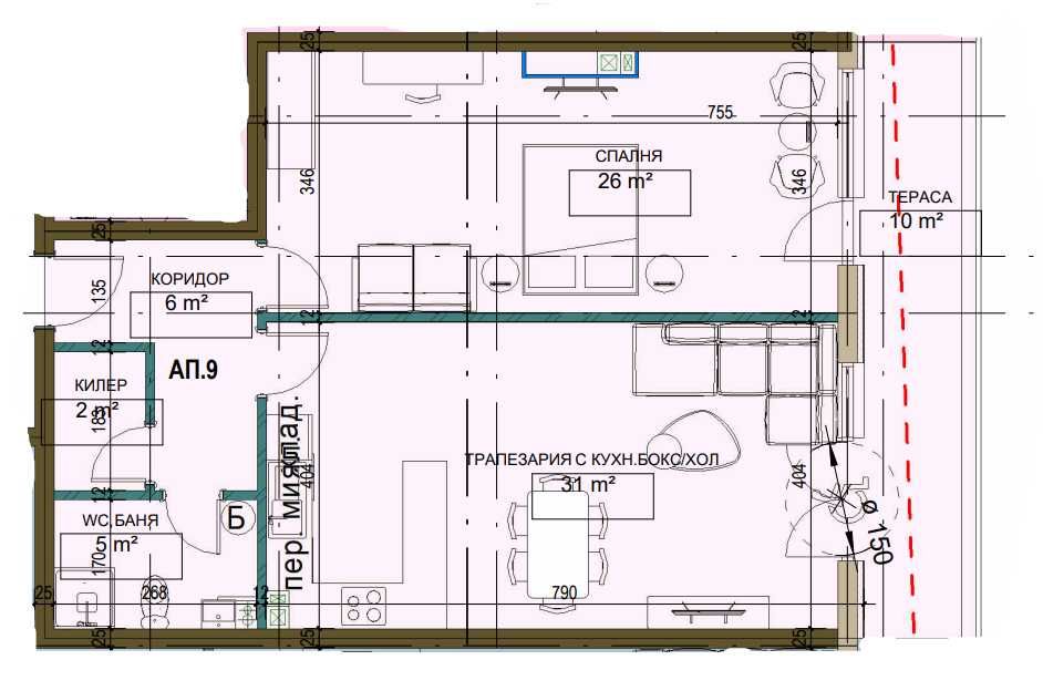 Двустаен апартамент в Търговище, Вароша - 100 кв.м за 908 €/кв.м - Снимка #1