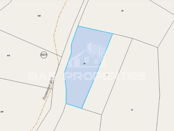 Парцел в Нови Искър - 1044 кв.м за 26 €/кв.м - Снимка #1