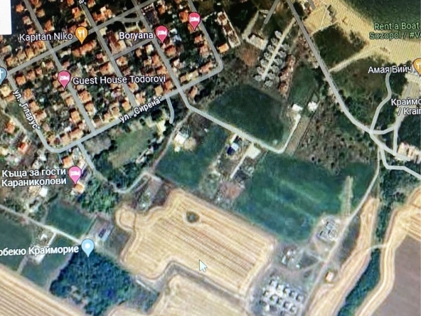 Парцел в Бургас, Крайморие - 1289 кв.м за 51 €/кв.м - Снимка #1