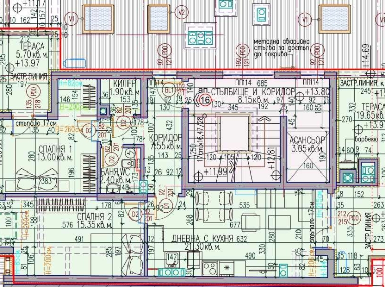 Тристаен апартамент в Пловдив, Кючук Париж - 121 кв.м за 1354 €/кв.м - Снимка #1