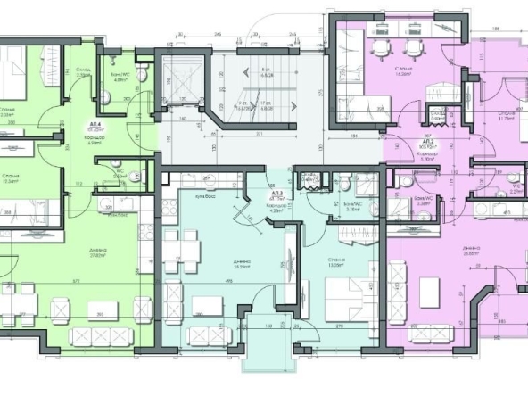 Двустаен апартамент в Бургас, Сарафово - 77 кв.м за 1364 €/кв.м - Снимка #1