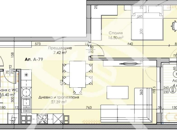 Двустаен апартамент в Пловдив, Кършияка - 83 кв.м за 1816 €/кв.м - Снимка #1