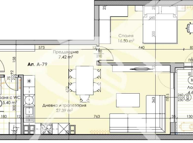 Двустаен апартамент в Пловдив, Кършияка - 83 кв.м за 1816 €/кв.м - Снимка #1