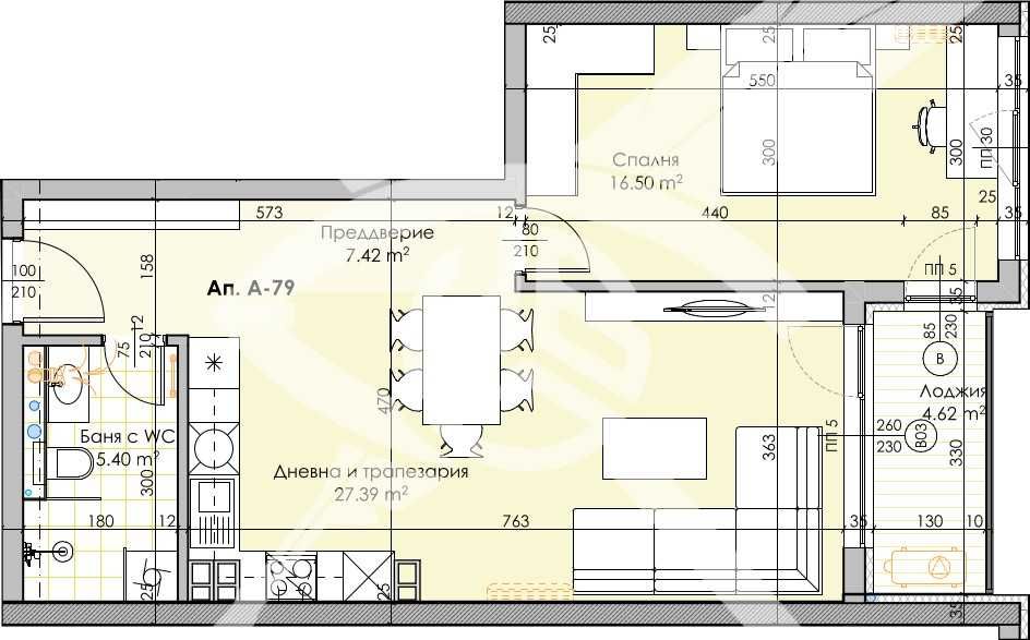 Двустаен апартамент в Пловдив, Кършияка - 83 кв.м за 1816 €/кв.м - Снимка #1