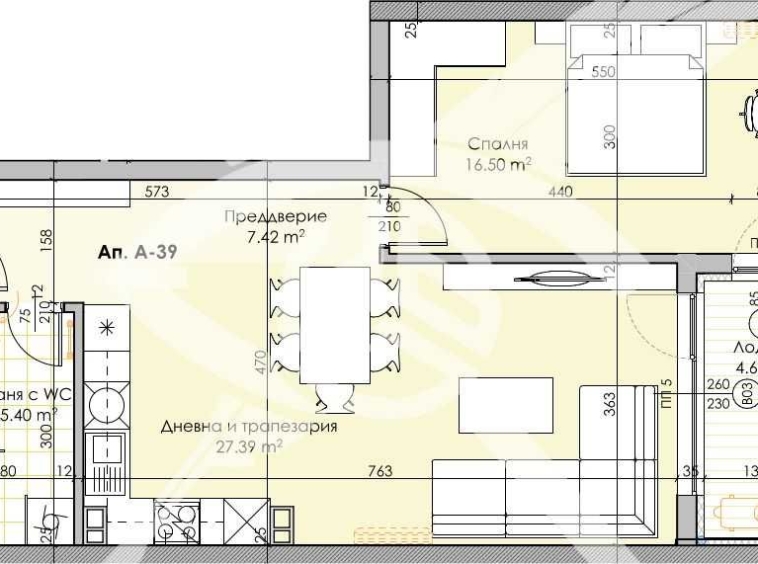 Двустаен апартамент в Пловдив, Кършияка - 83 кв.м за 814 €/кв.м - Снимка #1
