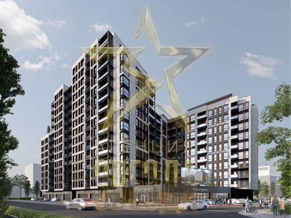 Едностаен апартамент в Пловдив, Христо Смирненски - 36 кв.м за 1584 €/кв.м - Снимка #1