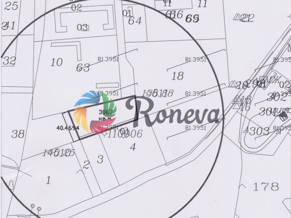 Парцел в с. Слънчево, Област Варна - 3067 кв.м за 59 €/кв.м - Снимка #1