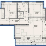 Тристаен апартамент в Пловдив, Христо Смирненски - 124 кв.м за 1805 €/кв.м - Снимка #1