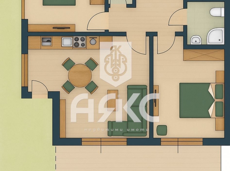 Тристаен апартамент в София, Малинова долина - 84 кв.м за 2131 €/кв.м - Снимка #1