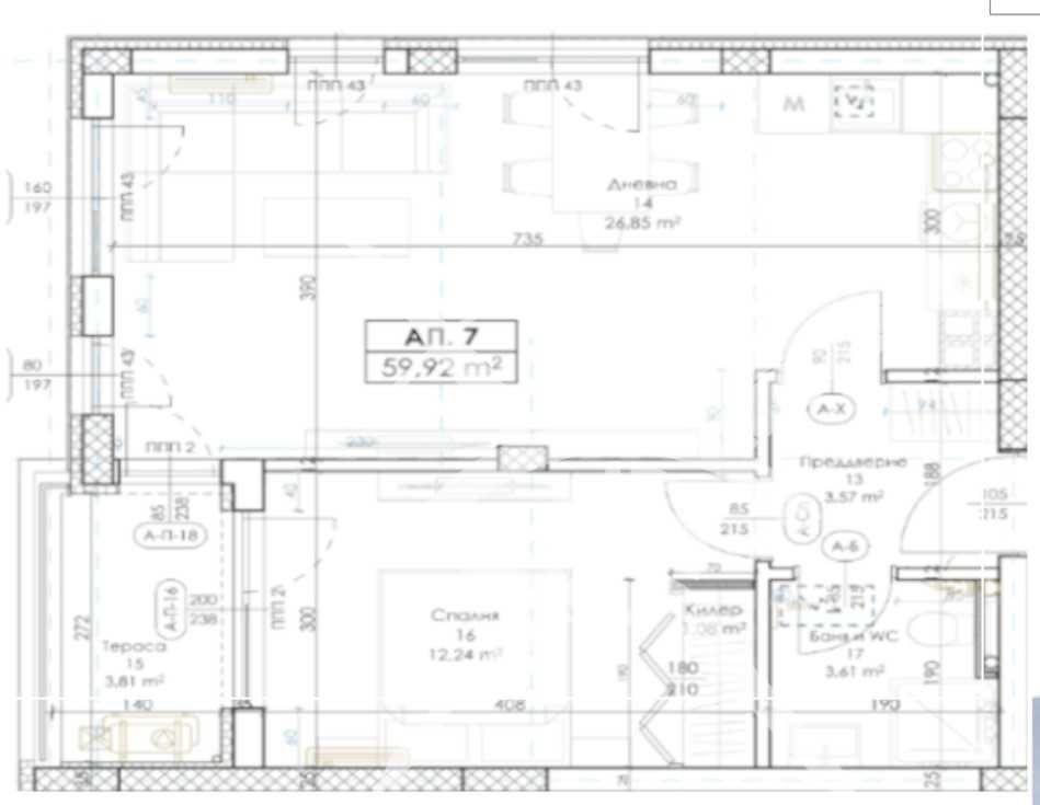 Двустаен апартамент в Пловдив, Беломорски - 68 кв.м за 564 €/кв.м - Снимка #1