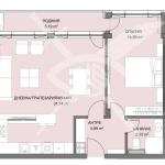 Двустаен апартамент в Пловдив, Христо Смирненски - 85 кв.м за 774 €/кв.м - Снимка #1