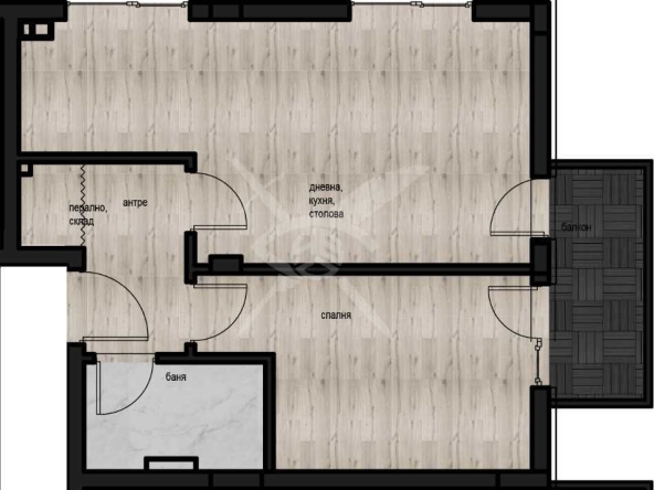 Двустаен апартамент в Пловдив, Кючук Париж - 68 кв.м за 1107 €/кв.м - Снимка #1