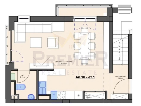 Мезонет в София, Кръстова вада - 188 кв.м за 3399 €/кв.м - Снимка #1