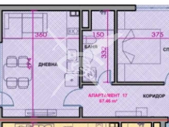 Двустаен апартамент в Поморие - 67 кв.м за 1074 €/кв.м - Снимка #1