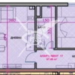 Двустаен апартамент в Поморие - 67 кв.м за 981 €/кв.м - Снимка #1