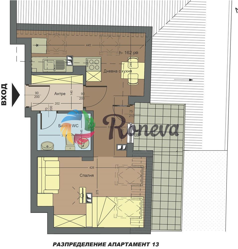 Двустаен апартамент в Варна, Аспарухово - 45 кв.м за 572 €/кв.м - Снимка #1