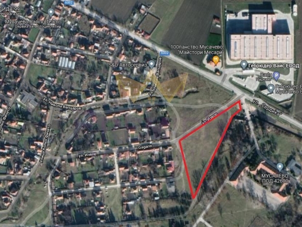 Парцел в с. Мусачево, Област София-област - 21535 кв.м за 90 €/кв.м - Снимка #1