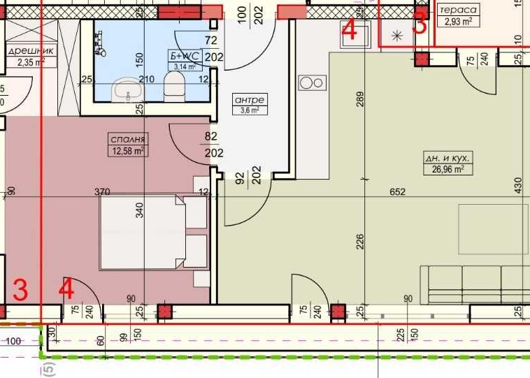 Двустаен апартамент в Пловдив, Кючук Париж - 77 кв.м за 1169 €/кв.м - Снимка #1