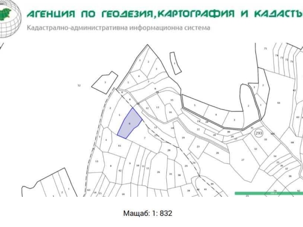 Парцел в Велинград - 2468 кв.м за 25 €/кв.м - Снимка #1