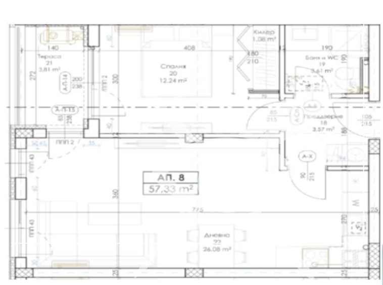 Дава се под наем Двустаен апартамент в Пловдив, Беломорски - 65 кв.м за 71830 € - Снимка #1