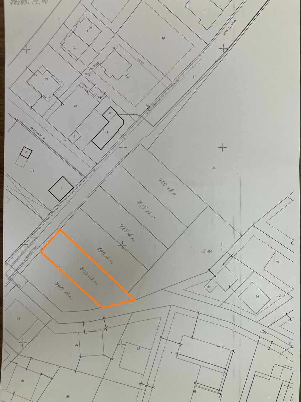 Парцел в Хасково, Воеводски - 700 кв.м за 110 €/кв.м - Снимка #1