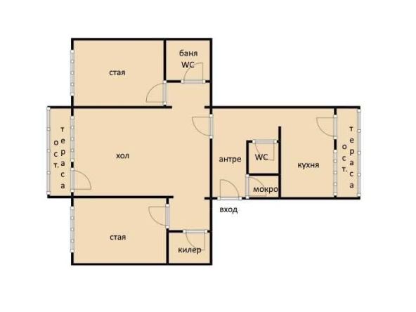 Тристаен апартамент в София, Люлин 2 - 88 кв.м за 1648 €/кв.м - Снимка #1