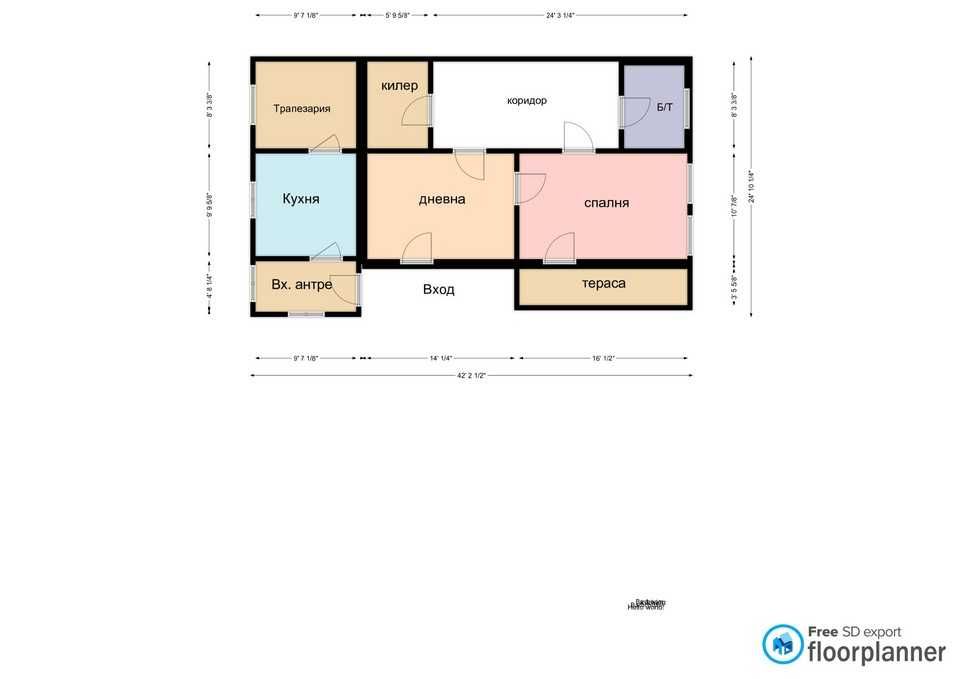 Къща в с. Червена вода, Област Русе - 90 кв.м за 334 €/кв.м - Снимка #1