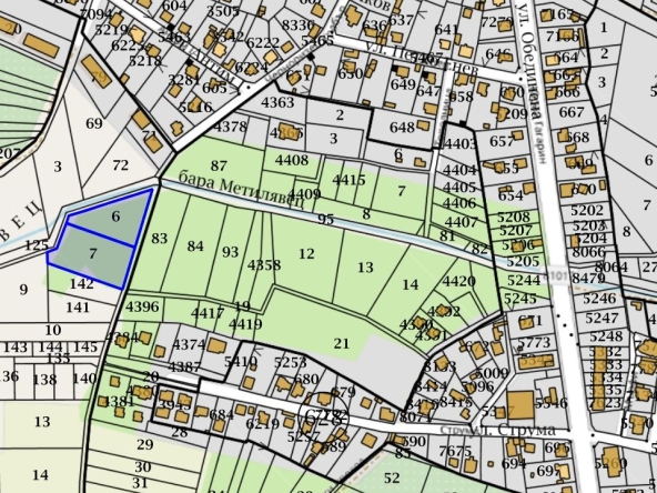 Парцел в Костинброд - 4446 кв.м за 50 €/кв.м - Снимка #1